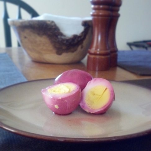 pickled eggs