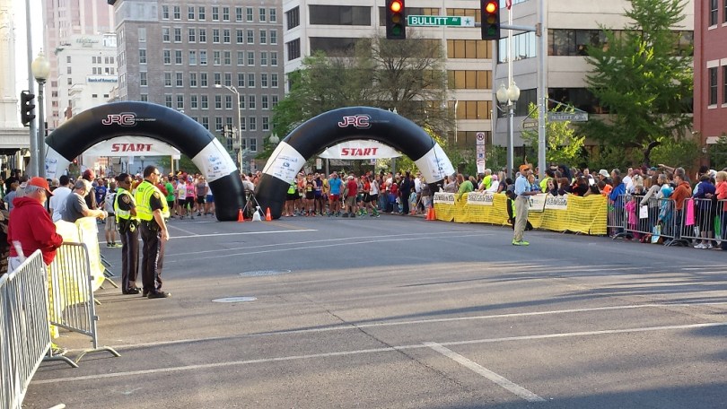 2014 Blue Ridge Half Marathon start