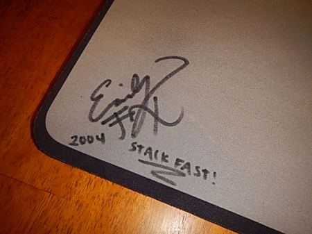 stack mat emily fox autograph