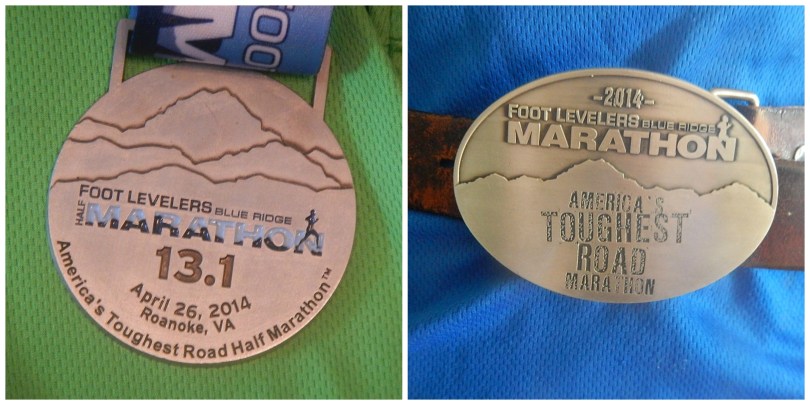 Blue Ridge Marathon medal