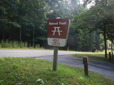 Jefferson National Forest Wolf Creek Day Use Area