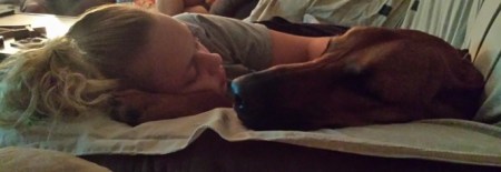 Scout my snuggle bug :)