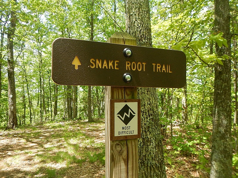 Snake Root Trail Poverty Creek Trail System Pandapas Pond
