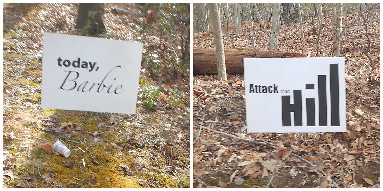 Marine Corps 17.75K motivational signs