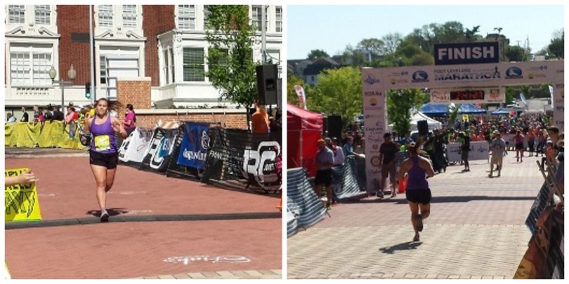 2014 Blue Ridge Half Marathon Finish