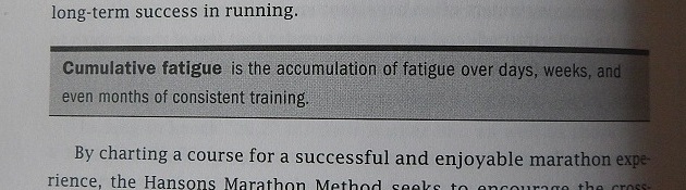 Hansons Marathon Method Cumulative Fatigue