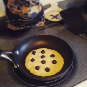blueberry pancakes