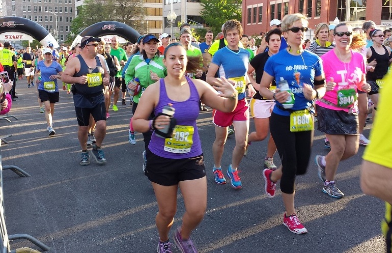 2014 Blue Ridge Half Marathon start