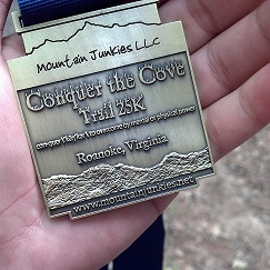 2014 Conquer the Cove 25K medal