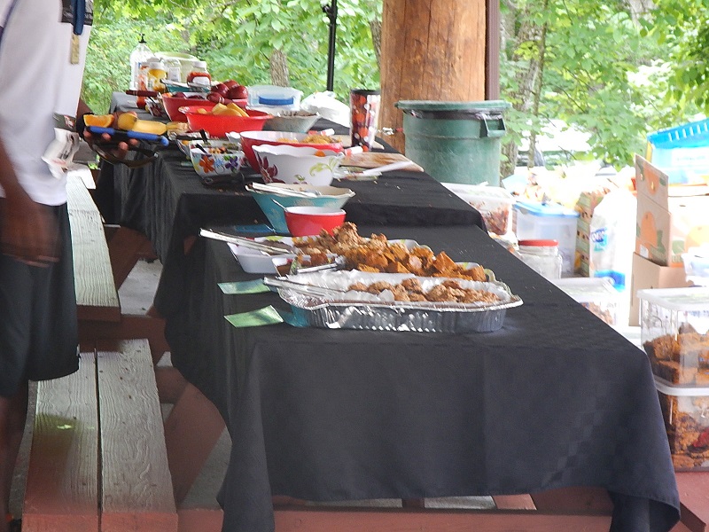 Conquer the Cove trail race post-race food