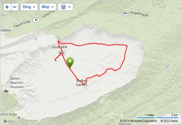 Varmint 1/2 Marathon map