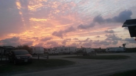 Waking up early most mornings to BEAUTIFUL sunrises!