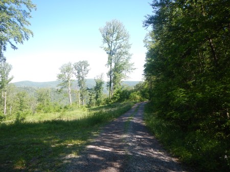 Views of West Virginia to the left.